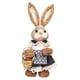 thumbnail image 5 of Muñeco de conejito de paja de Pascua de 35 cm de pie, figura decorativa realista hecha a mano para Estilo C, 5 of 9
