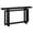 Black Grain, variant on Evelyn&Zoe Breslow 55" Wide Rectangular Console Table, Black Grain