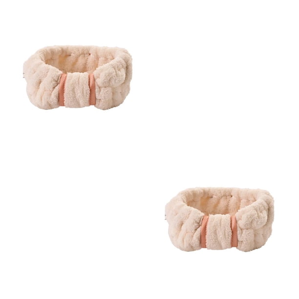 Sonducket Lazos para el cabello de cara Coral Fleece Diadema Suministros para el hogar Accesorios de peinado Type6 NO6