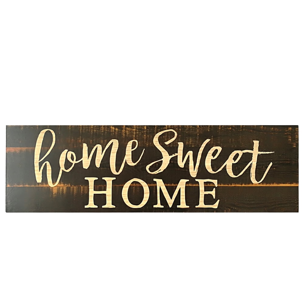 Home Sweet Home Hand Painted Wood Sign Home Gift