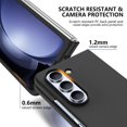 thumbnail image 3 of ELEHOLD for Samsung Galaxy Z Fold 7 Case, Ultra Slim Thin Durable Matte Hard PC Shockproof Protective Phone Case Cover for Samsung Galaxy Z Fold 7,Black, 3 of 7