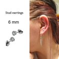 thumbnail image 3 of 4 Pack Disposable Ear Piercing Gun Kit With Built-in transparent Cubic Zirconia Ear Studs, 3 of 5