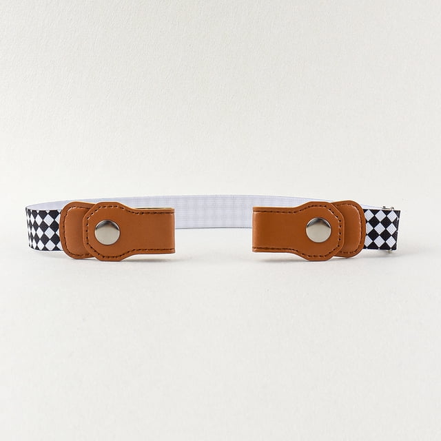 Cinturón de pantalón para niños y niñas, sin costuras, para estudiantes, con cintura elástica invisible modificada con artefactos pequeños