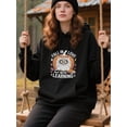 thumbnail image 2 of Cool Pumpkin Spice Quote Hoodie for Men and Women, Unisex Pullover Hooded Sweatshirt, Comfortable Cotton Poly Blend, Autumn Coffee Lover Casual Outfit, 2 of 5