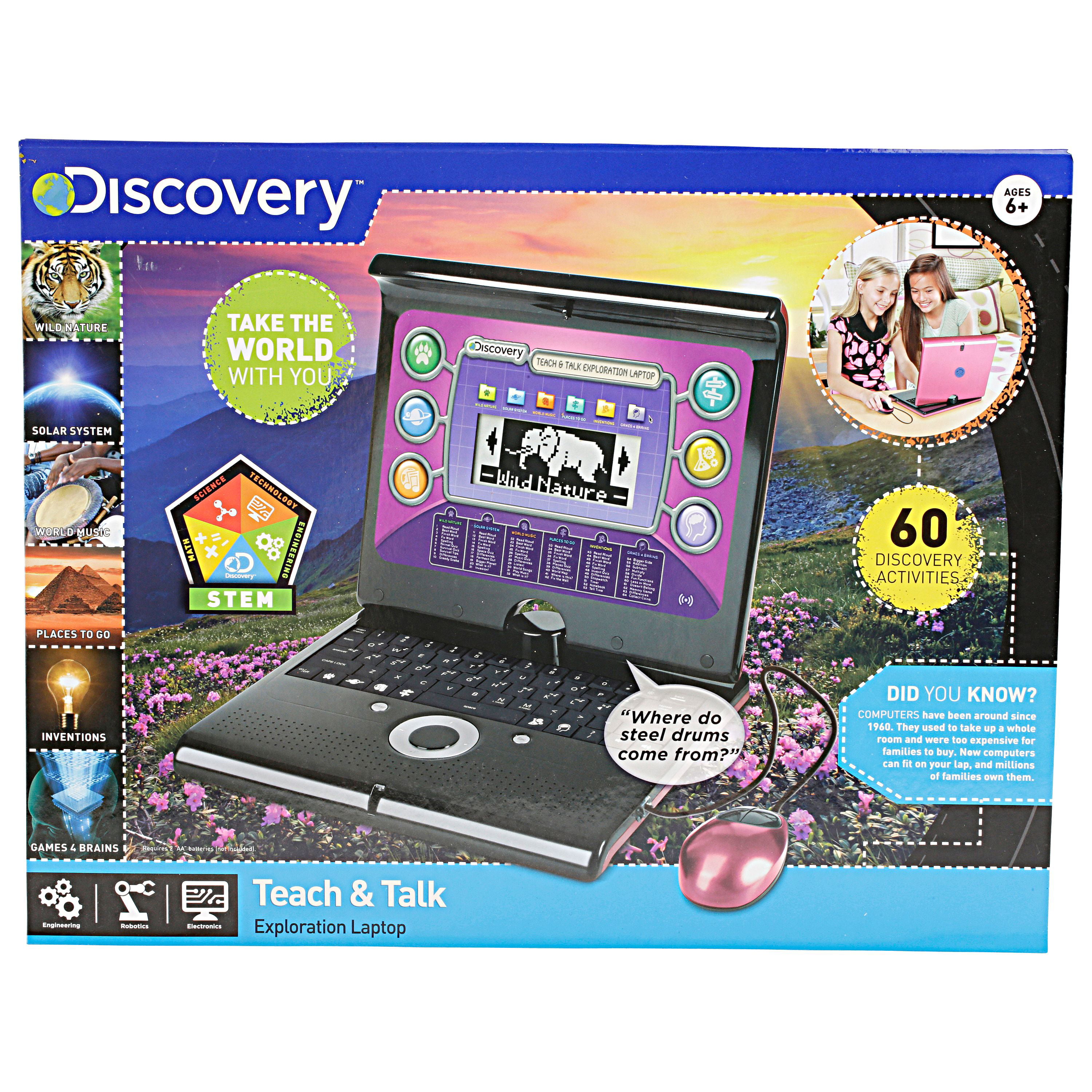 Pink NEW Details about   Discovery Teach & Talk Exploration Laptop 