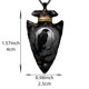 thumbnail image 4 of Collar con colgante de cadena negra de cuervo gótico para hombres, collar de Hip Hop para hombres, accesorios de joyería de acero inoxidable, regalos de fiesta de Halloween, 4 of 4