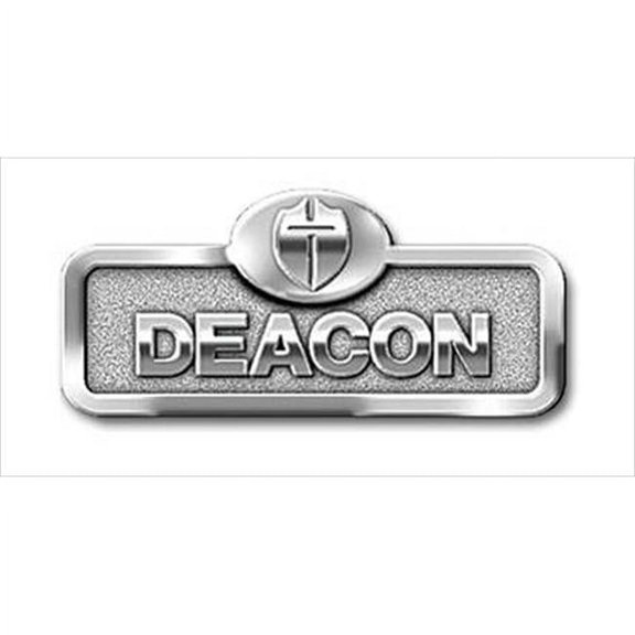 Broadman Holman 466123 Badge Deacon With Cross Magnetic Brass