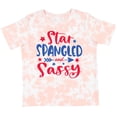 thumbnail image 3 of Inktastic 4th of July Star Spangled and Sassy with Arrow and Stars Boys or Girls Toddler T-Shirt, 3 of 5
