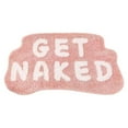 thumbnail image 2 of Faux Mat With Contrast Letter Patterns Non Slip Washable & Highly Absorbent For Bathroom Hallway & Bedroom, 2 of 6