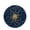 Gold, variant on Welcome Sign for Front Door,Blue Ethnic Round Metal Welcome Front Porch Decoration,Vintage Country Medallion Printed Flower Wall Hanging Sign for Living Room Kitchen Hallway Housewarming Gift 8''
