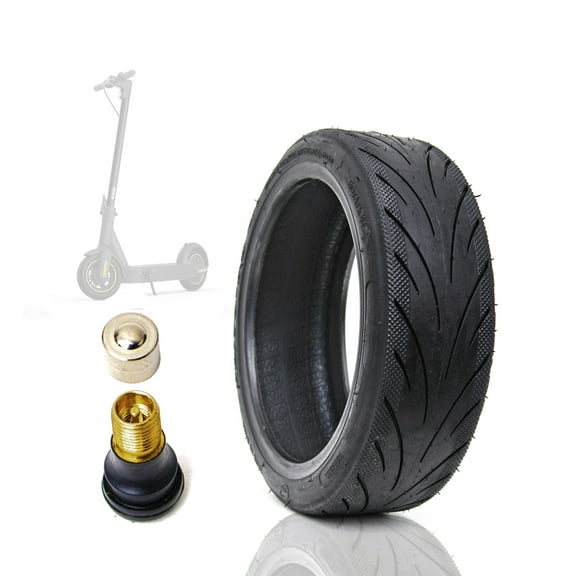 60/70-6.5 Tubeless Tire & Valve fit Segway Ninebot G Max 30 Electric Scooter
