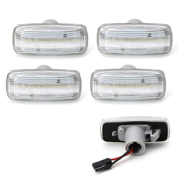 2 Amber 4 Led Truck Trailer Semi Marker Lights Kit Walmart Com Walmart Com