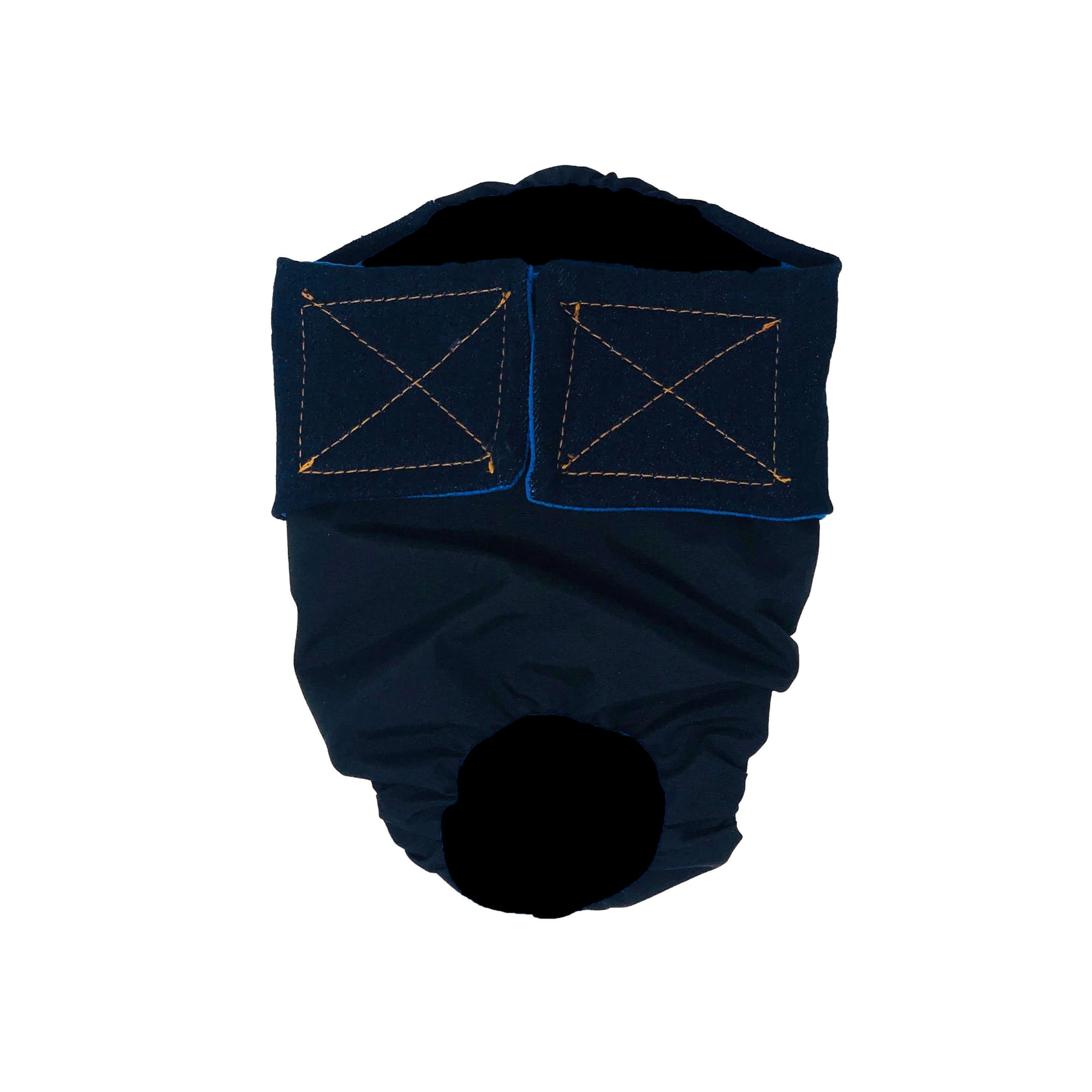 Barkertime Denim on Black Dog Diaper