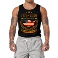 thumbnail image 2 of Hogleaql Usa Tank Top Men 4th Of July Usa Muscle American Flag Print Sleeveless Shirts Crew Neck Patriotic Gym Fashion Tank Tee Black XL, 2 of 4