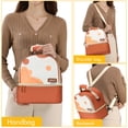 thumbnail image 5 of NCVI Breastmilk Cooler Bag Backpack with Ice Pack, Fits 6 Bottles (Orange), 5 of 9