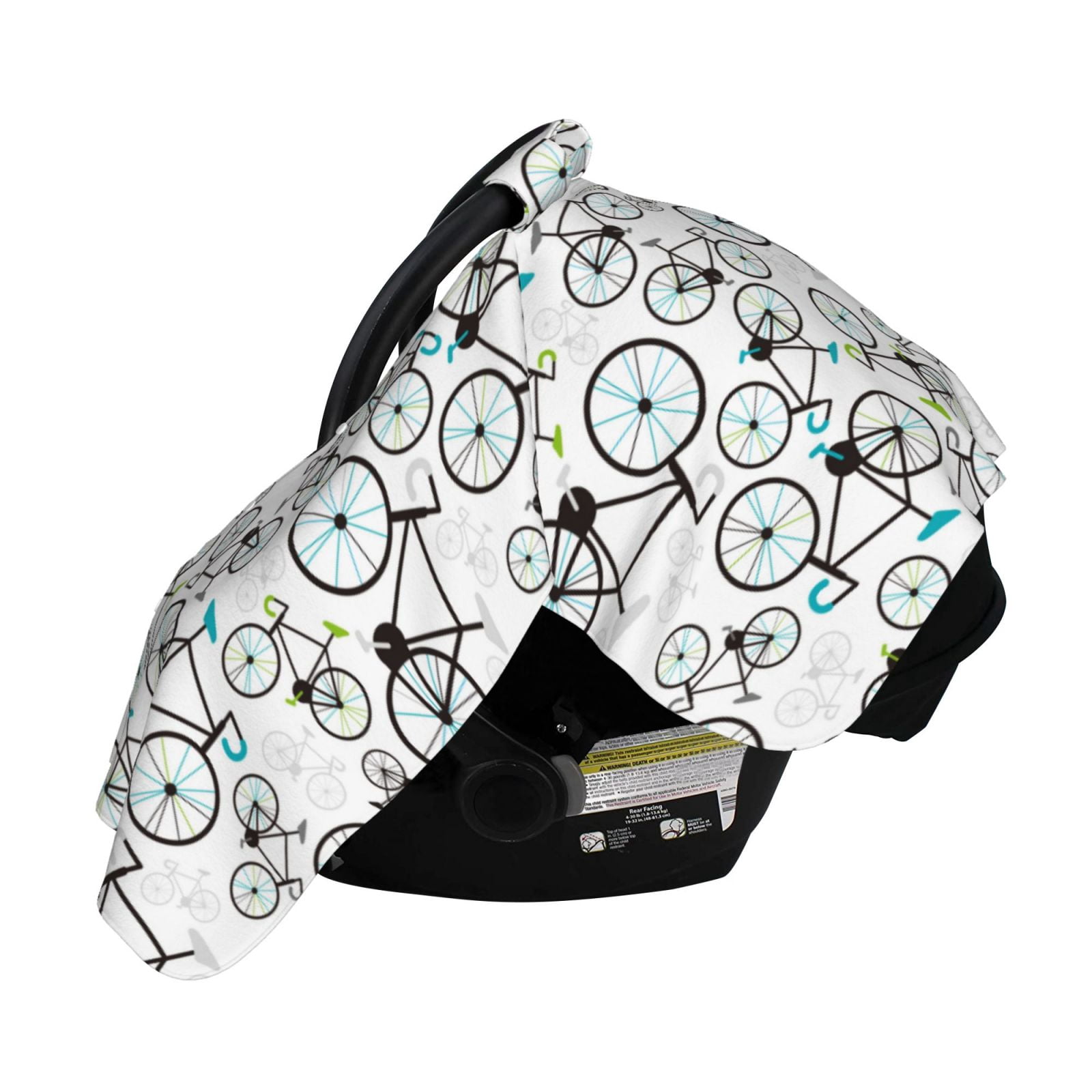 Naloa Bicycle Baby Car Seat Cover, Breathable Baby Carrier Cover, Multiuse Baby Carrier Cover & Nursing Breastfeeding Cover
