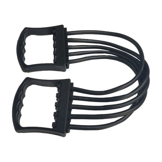Expansor de pecho Naiovety Banda elástica para estirar Accesorios para máquinas de ejercicios Negro