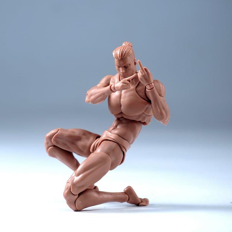マサアキRomankey x COWL 男性素体　BLACK SKIN Romankey X COWL 1/12 Super Flexible Body &Head 6