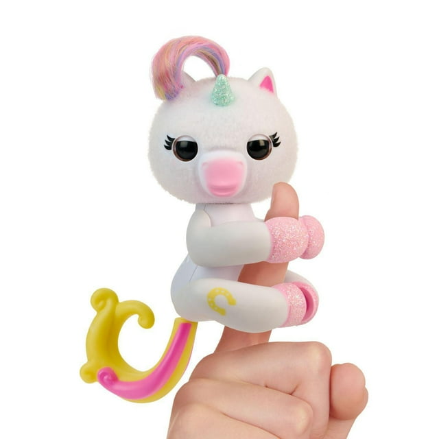Fingerlings Interactive Baby Unicorn Lulu, 70+ Sounds & Reactions, Heart Lights Up