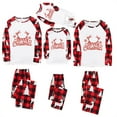 thumbnail image 4 of Pisexur Christmas Pajamas for Family Add Festive Atmosphere Family Christmas Pjs Matching Sets Reindeer and Snowflake Patterned Sleepwear Xmas PJS Set for Couples and Kids Christmas Pajamas, 4 of 6