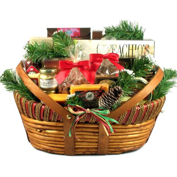 Home For The Holidays Christmas Gift Basket Large Walmart Com Walmart Com