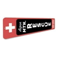 thumbnail image 3 of Mountain Rescue Vertical Novelty Sign, Metal Wall Decor - 4x18 inches, 3 of 4