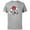 Athletic Heather, variant on Disney Minnie Mouse Icon Winter Lodge Standard - Short Sleeve Cotton T-Shirt for Adults - Customized-Black