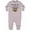 AC-Heather Grey, variant on My Great Aunt Loves Me Cute Sloth and Baby Baby Fleece Romper