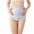 thumbnail image 2 of CAIXIA Maternity Underwear For Women with Adjustable Belly Support Plus Size Breathable Combed Cotton High Waist Panties for Pregnant, 2 of 4