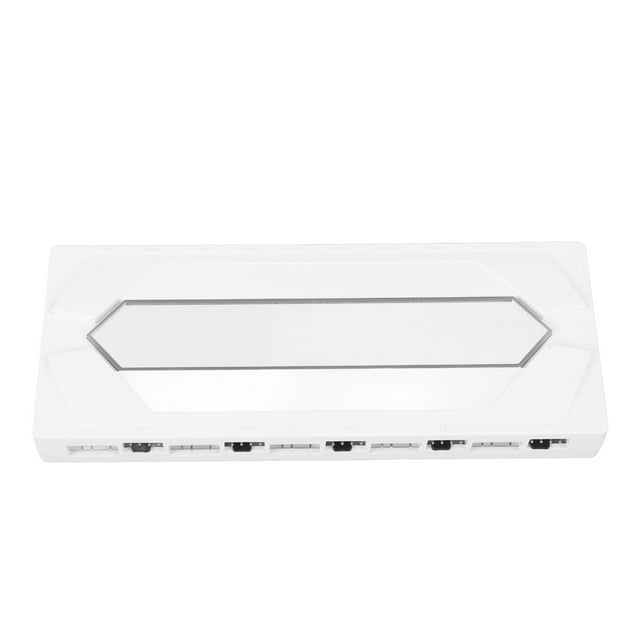 ARGB PWM Fan Hub, Addressable 5V 3PIN RGB Computer PC Case Fan Hub with Magnetic Base, 1 to 10 Serial ATA Power Port CPU Fans Splitter
