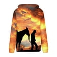 thumbnail image 4 of Womens Pullover Hoodies TIANEK Winter Long Sleeve Horse Graphic Ethnic Style Hoodies With Pocket Drawstring Training Womens Crewneck Sweatshirt Sweatshirts for Women Fashion, 4 of 4