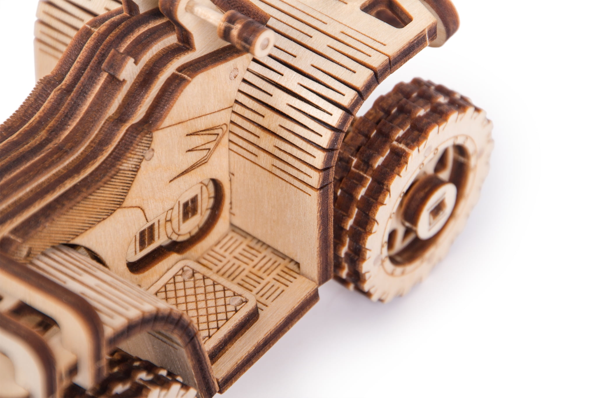 Buy Wood Trick 3D Mechanical Model Kit ATV Quad Bike Motorcycle Wooden