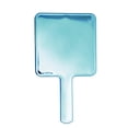 thumbnail image 4 of Unique Bargains 1pc Portable Chrome Handheld Mirror for Makeup and Grooming Blue, 4 of 5
