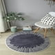thumbnail image 5 of Round Short Hair Rug - 23.6in Round-No Hair Loss Rug-Non-Shedding And Easy- For High In Living Room- Bedroom-Washable And Easy To, 5 of 6