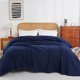 thumbnail image 3 of Manta Zaizaihome Azul Marino 264x229 cm King Size, 3 of 8