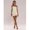 Apricot, variant on Women's Solid Color Ruffled Hem Bandeau Dress, Dresses For Women, Apricot