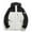 Black, variant on Women's Fall Jackets Patchwork Zipper Hooded Windbreaker Oversize Solid Windproof Waterproof Outdoor Hiking Rain With Pocket Outwears Jackets