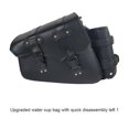thumbnail image 4 of Langgg Universal Motorcycle Wallets Cards Money Large Capacity Saddle Bag Saddle Storage Bag Portable Adjustable Side Pack Tool Bags Set 1 Left 1pc, 4 of 7