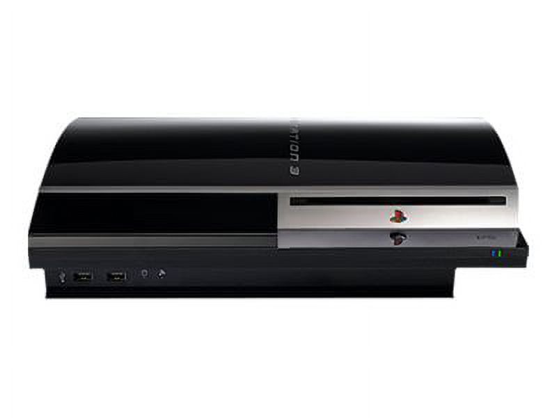 Sony PlayStation 3 - Game console - Full HD, Full HD, HD, 480p, 480i - 160 GB HDD - charcoal black - image 2 of 4