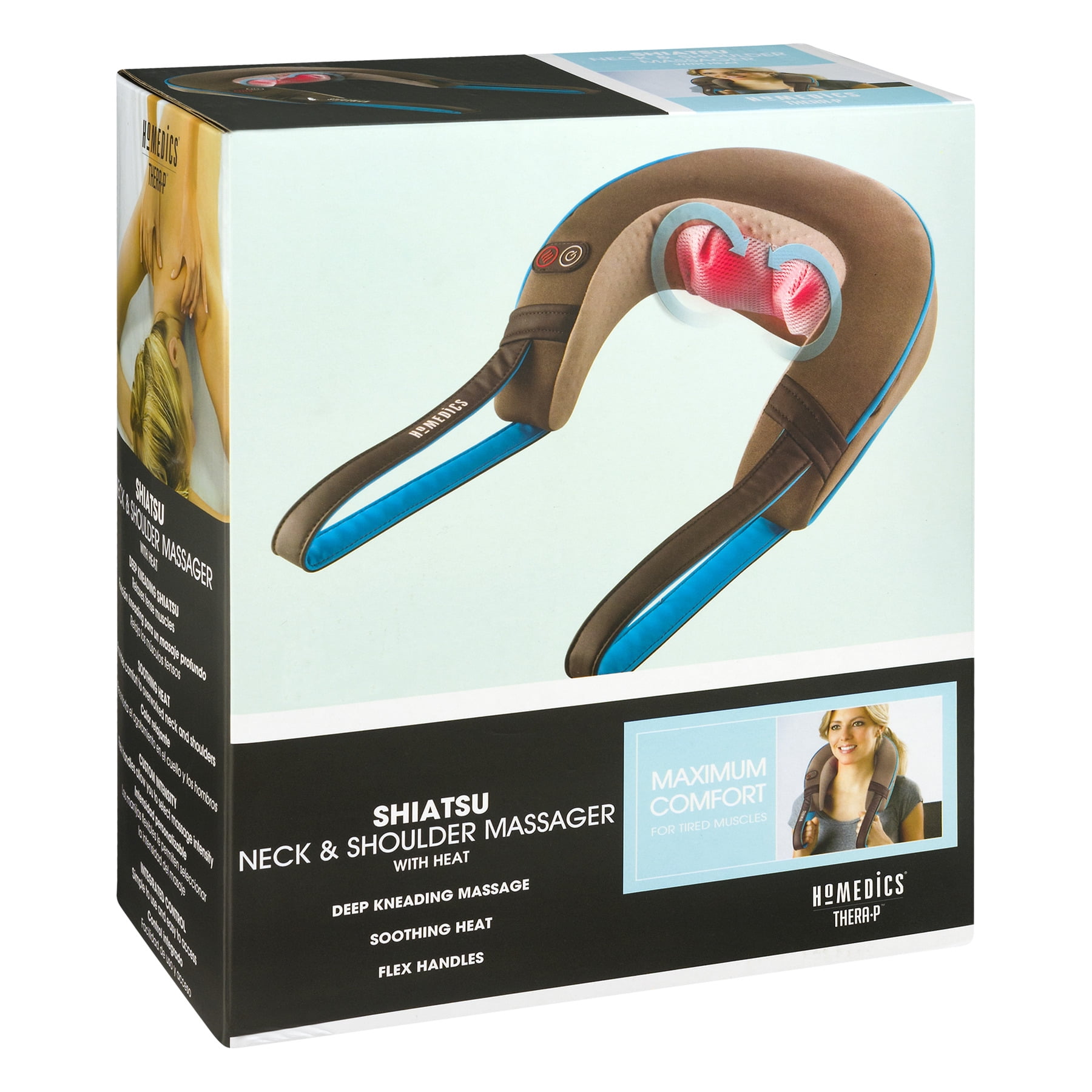 Homedics Shiatsu Neck And Shoulder Massager With Heat Nms 230 Thp