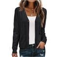 thumbnail image 6 of Hilenly Cardigan Sweaters for Women Lightweight Open Front Cardigan Long Sleeve V Neck Button Down Casual Knit Sweater, 6 of 7