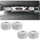 thumbnail image 1 of (White)4 Pieces Crystal Car Headrest Collars, Car Seat Headrest Rings, Decor Headrest Rings Collars, Universal Auto Interior Accessories, 1 of 5