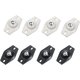 thumbnail image 1 of 8 ruedas autoadhesivas giratorias de 360 ​​grados, mini ruedas giratorias autoadhesivas, ruedas, adecuadas para varias cajas de almacenamiento, muebles pequeños, contenedores ZefeiWu 8390611214517, 1 of 1