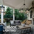 thumbnail image 5 of Hinkley Shelter Collection Transitional One Light Medium Outdoor Hanging Lantern, Buckeye Bronze, 5 of 5
