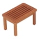 thumbnail image 1 of Banco En Miniatura Para Casa De Muñecas, Material De Roble, Buena Decoración, Taburete De Jardín Para Casa De Muñecas Con Luz Pequeña, Mano De Obra Exquisita Para Regalos, 1 of 8