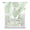 Mint, Sage Green, Emerald, Pear White, variant on Beige Ferns Tie Up Curtains for Small Windows,Adjustable Rod Pocket Valance 45 Inch Short, Spring Summer Botanical Leaves Window Treatment Balloon Roman Blind Shade, 34" x 45"