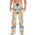 thumbnail image 7 of FORMRS Mens Pajama Pants with Pockets Sleepwear Lounge Bottoms Sizes S-2XL, Whimsical Leaves, 7 of 7