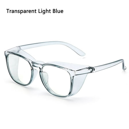 

for Men and Women Eye Protection Glasses Anti-saliva Dust-proof Blue Light Blocking Glasses Anti Pollen Goggles Safety Glasses Anti-fog TRANSPARENT LIGHT BLUE