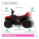 thumbnail image 4 of Carro Montable Eléctrico Moto Cuatrimoto Nino Tek-388 Rojo, 4 of 4