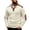 03# White, variant on Men's Button-Up Sweater Long Sleeve Pullover with Leather-Look Patches and Button-Down Collar, , Relaxed Fit S-3XL